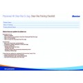 Physioneal 40 Clear-Flex 5 L bag Clear-Flex Training Checklist