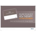 HDx Annotated Sales AID SELLING THE VALUE OF HDx THERAPY (English) HDx Annotated Sales AID SELLING THE VALUE OF HDx THERAPY (English)