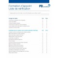 Formation d’appoint Liste de vérification